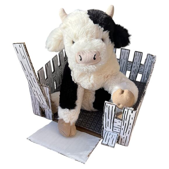 SOLD JellyCat Medium Carey Calf Cow Plush Stuffed Animal - Picture 2 of 8